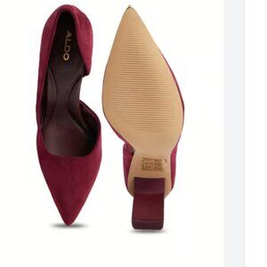 ALDO - D'Orsay Heels - Maroon - Size 10